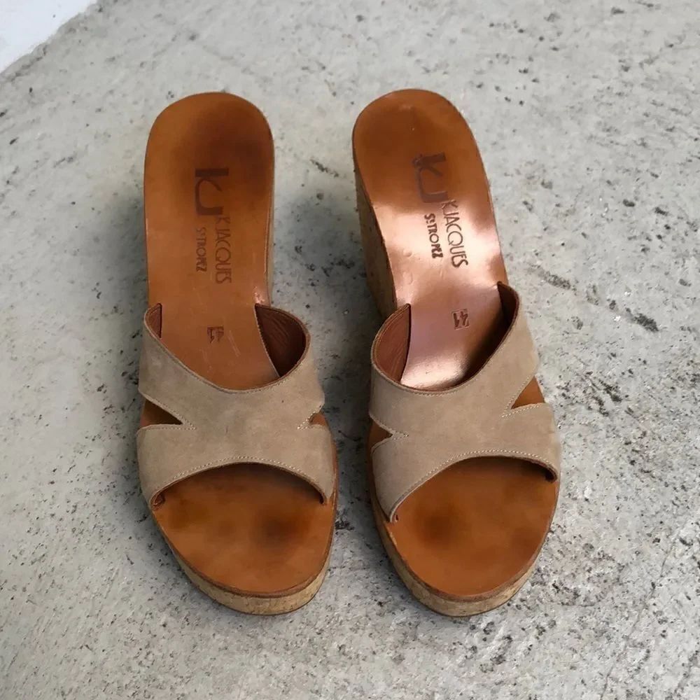 K Jacques Cork Mules  - Picture 3 of 5